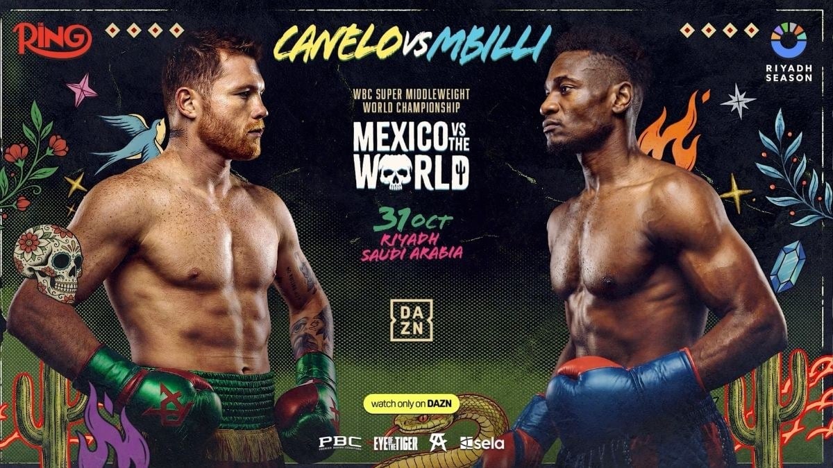 Canelo Alvarez vs Christian Mbilli Set For Halloween In Riyadh