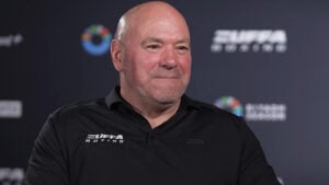 dana white speaking in an interview