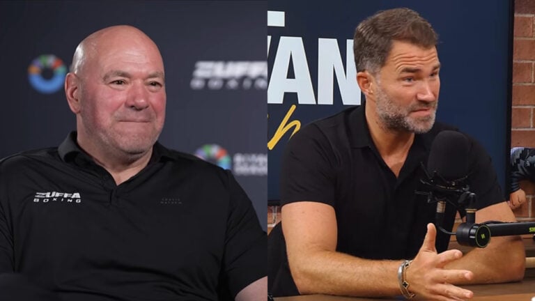 Eddie Hearn: Dana White Is ‘Completely Cooked’