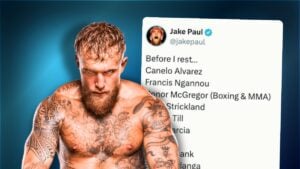 Jake Paul's MMA and Boxing Bucket List